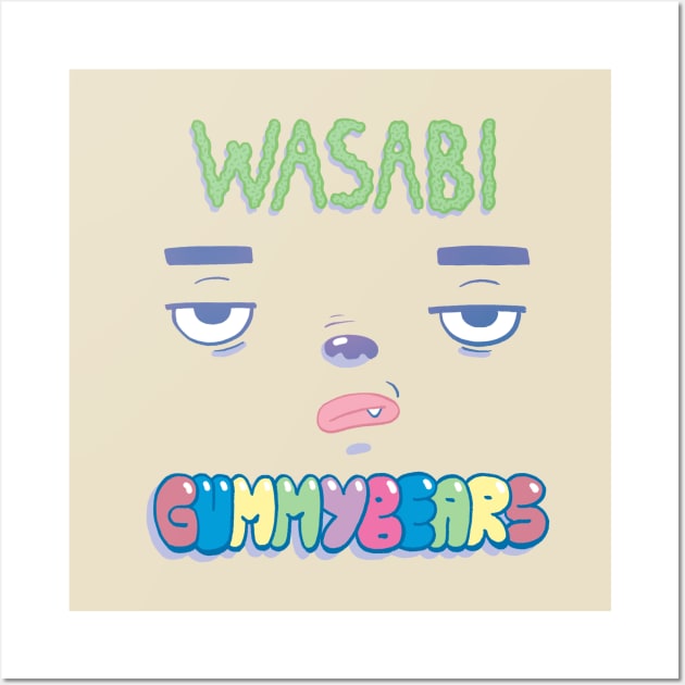 Wasabi Gummybears Wall Art by Eustace